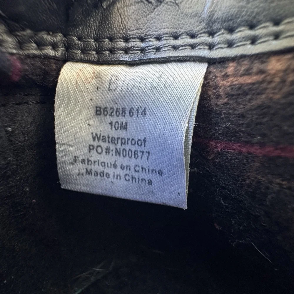 Blondo Norma Womens Sz 10 M Slate Grey Nubuck Waterproof Heeled Bootie *Peeling* - Picture 14 of 14